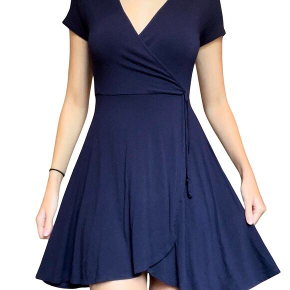 Rolla Coster Dresses & Skirts - Navy Blue Wrap Dress